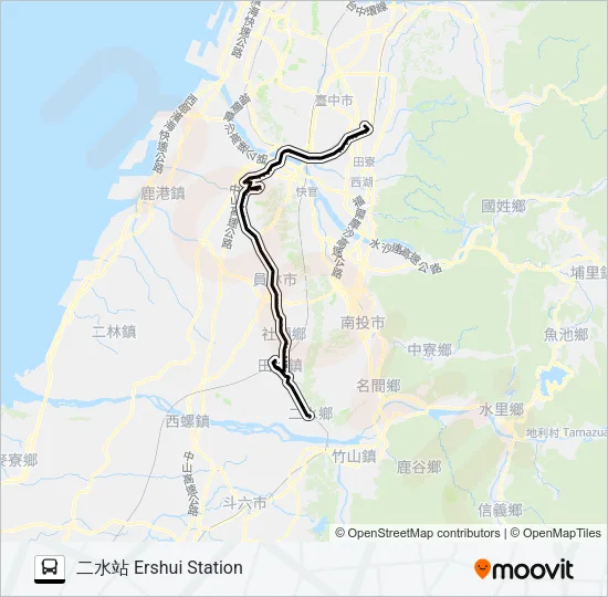 6735A Bus Line Map