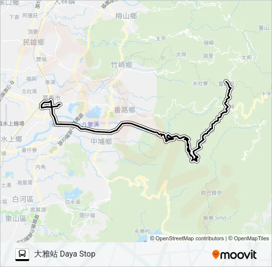 7302 Bus Line Map