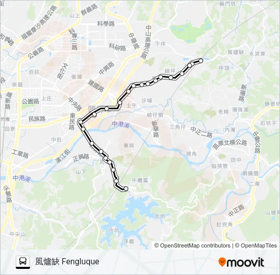 5812 Bus Line Map