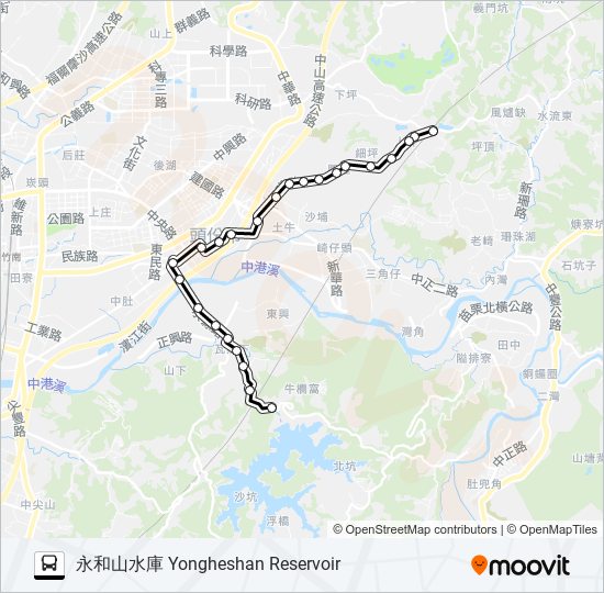 5812 bus Line Map