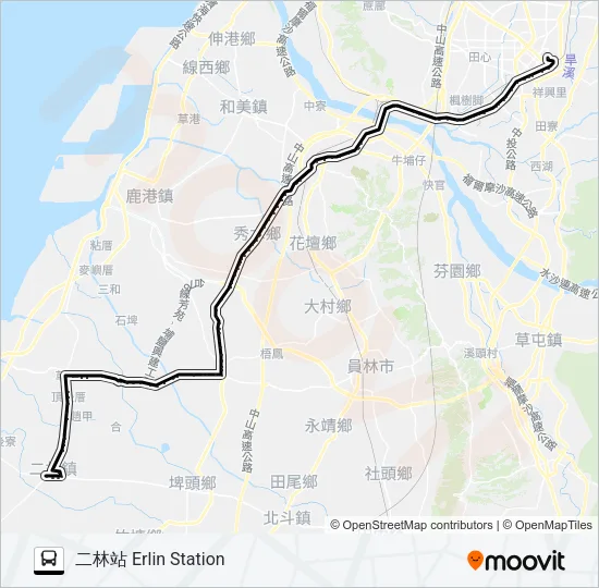 6736 Bus Line Map