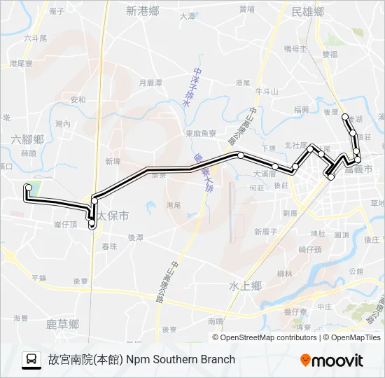 7212 Bus Line Map