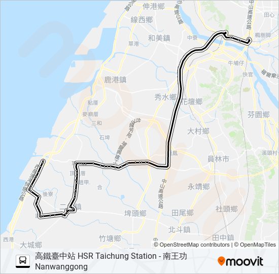 6738D bus Line Map