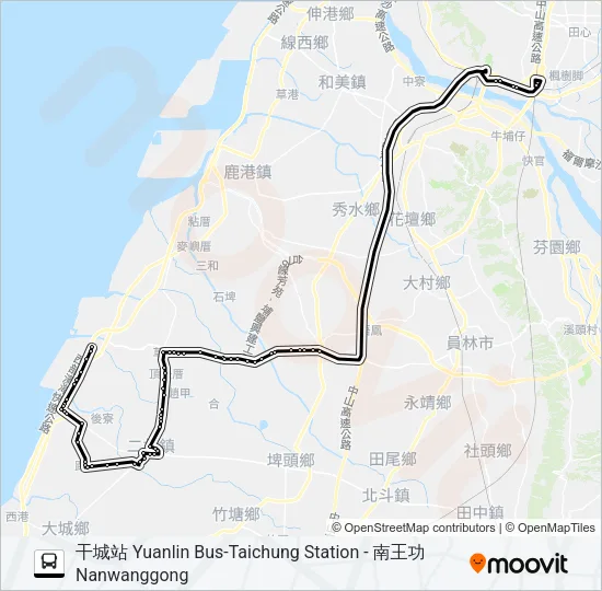 6738D Bus Line Map