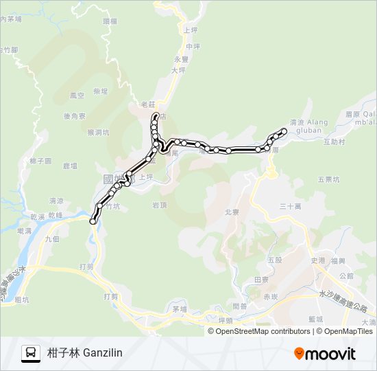 6653B bus Line Map