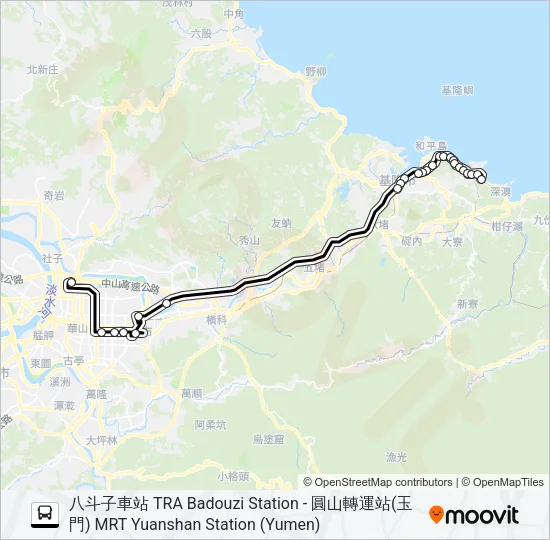 1579 Bus Line Map