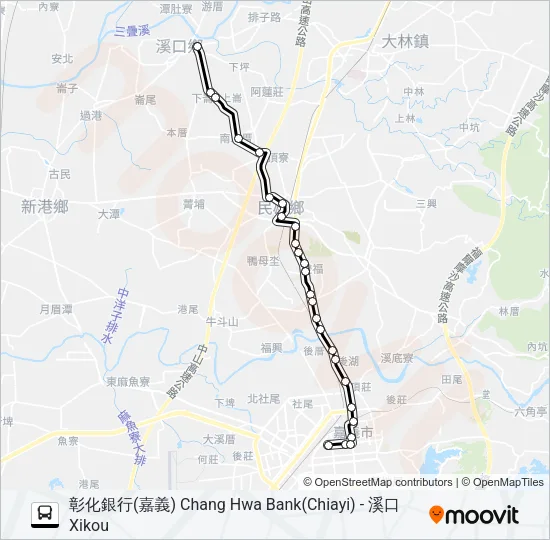 7204 Bus Line Map