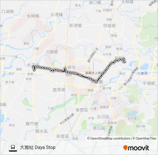 7324D Bus Line Map