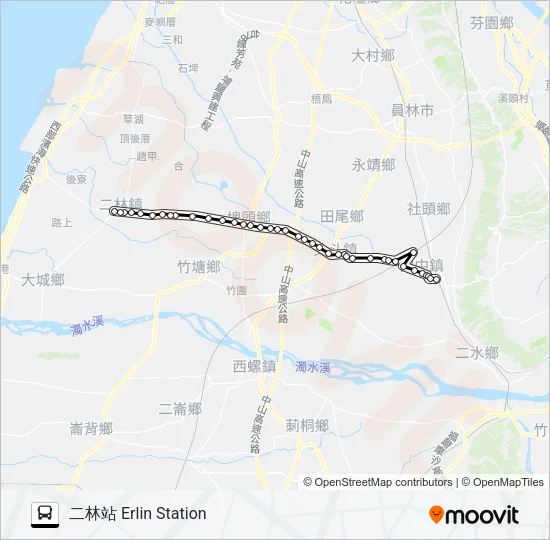 6709 Bus Line Map