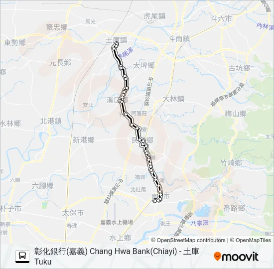 7203 Bus Line Map