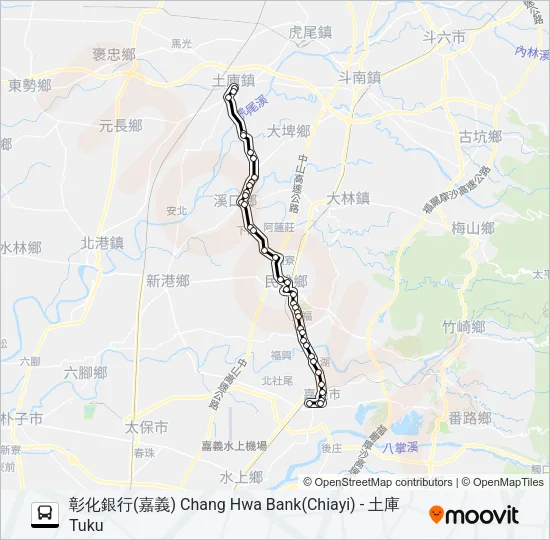 7203 Bus Line Map