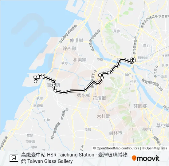 巴士6936的線路圖