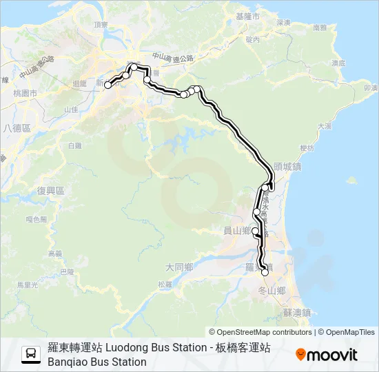 1915C Bus Line Map