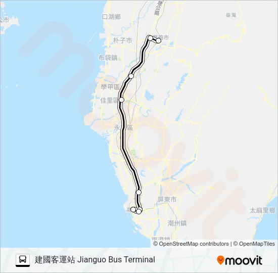 7502 Bus Line Map