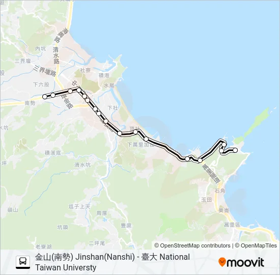 1068 Bus Line Map