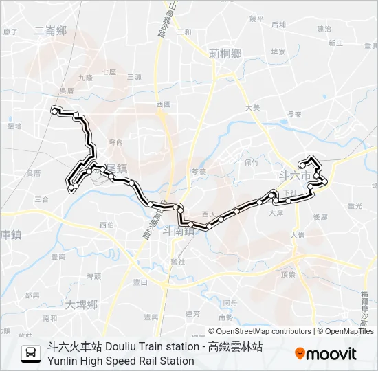 7120 Bus Line Map