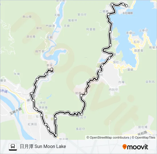6671 Bus Line Map