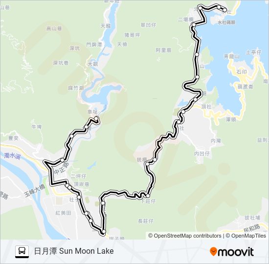 6671 bus Line Map