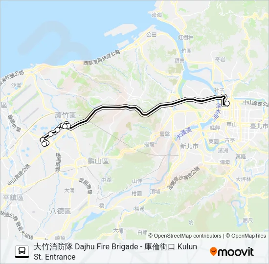 0968 Bus Line Map