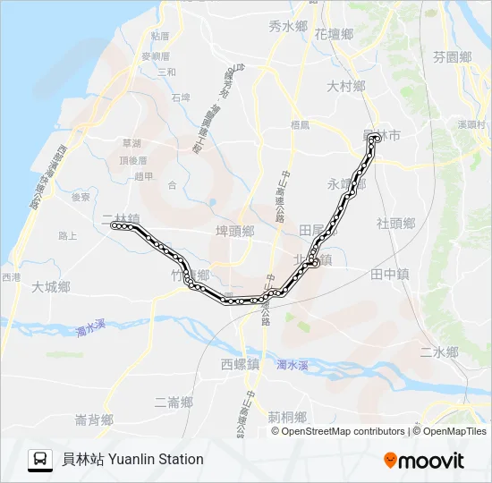 6707 Bus Line Map