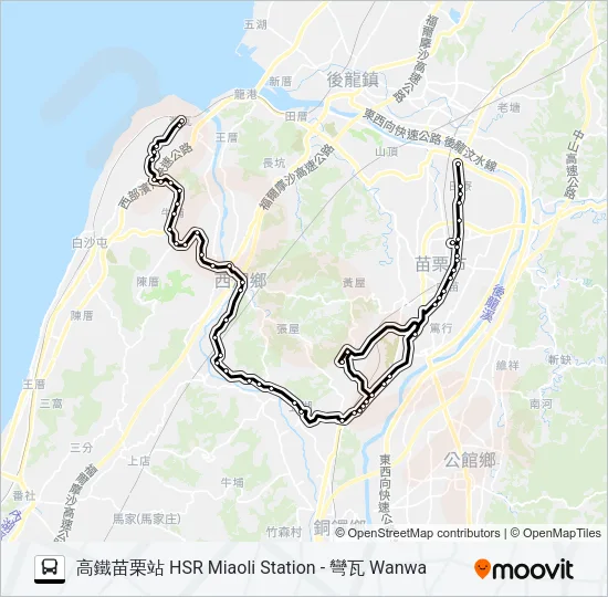 5815 Bus Line Map