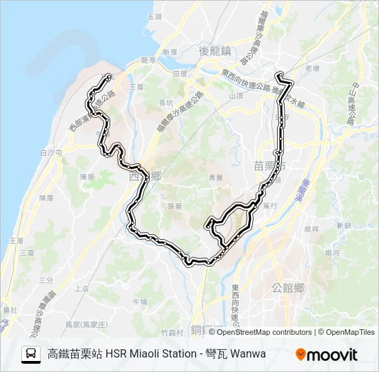 5815 Bus Line Map