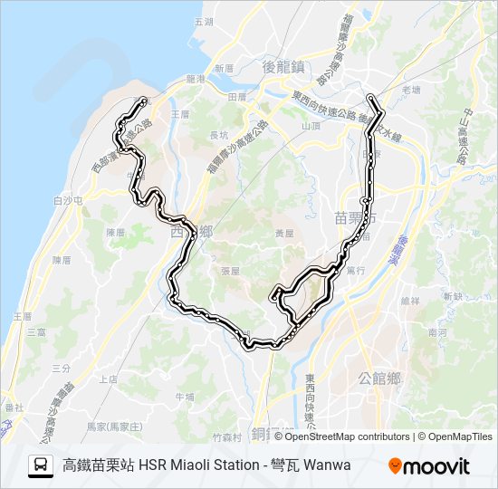 5815 bus Line Map