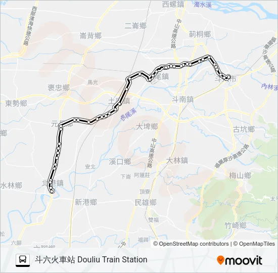7123B Bus Line Map