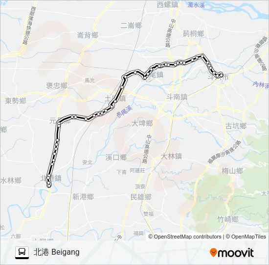 7123B Bus Line Map