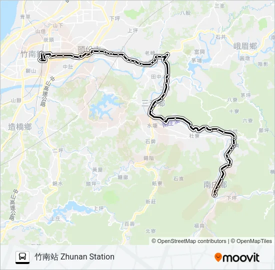 5805 Bus Line Map