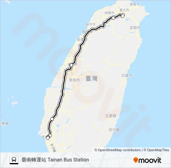 1612C Bus Line Map