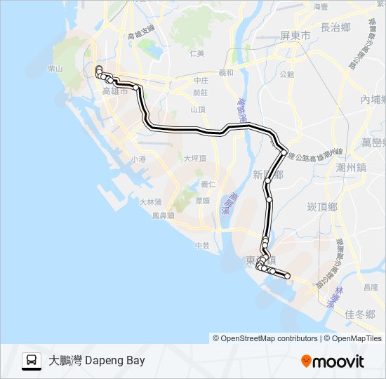 9127 bus Line Map