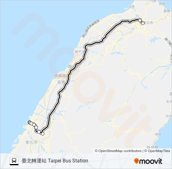 7511 bus Line Map