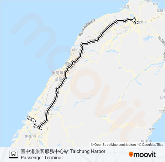 7511 bus Line Map