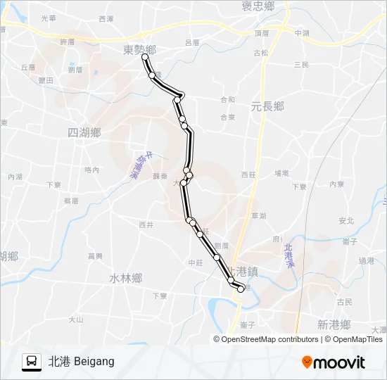 7220 Bus Line Map