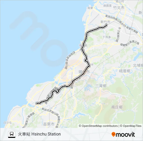 5807 Bus Line Map