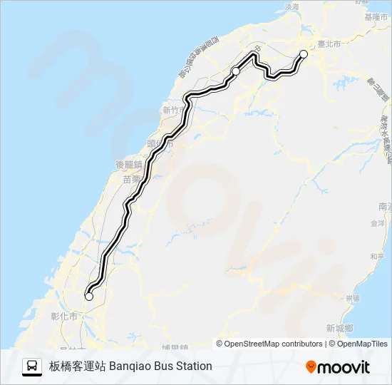 7504 Bus Line Map