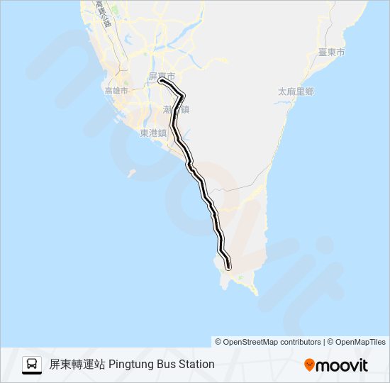 8239 bus Line Map