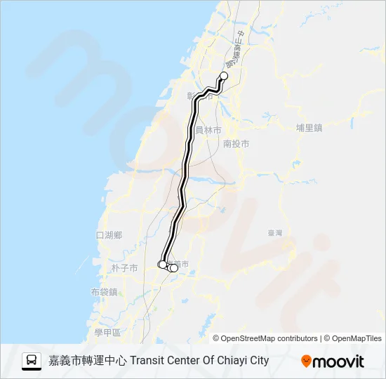 7506B Bus Line Map
