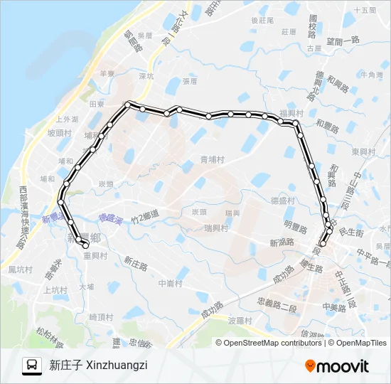 5611 Bus Line Map