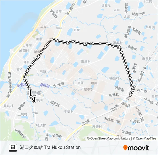 5611 Bus Line Map