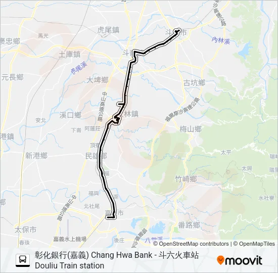 7700 Bus Line Map