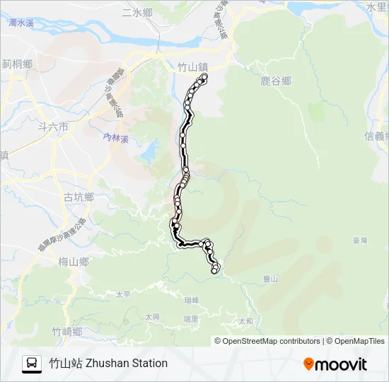 6722 Bus Line Map