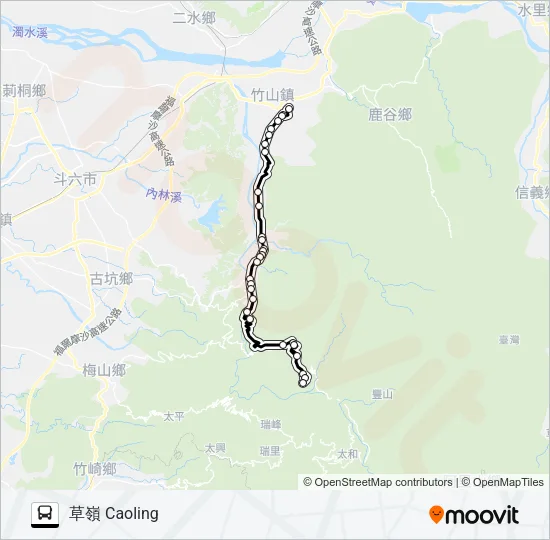 6722 Bus Line Map
