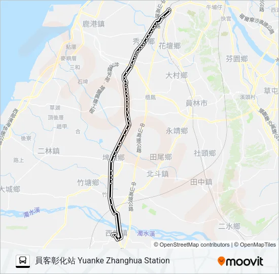 6715 Bus Line Map