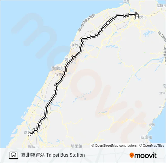 1615 Bus Line Map