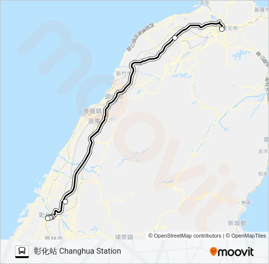 1615 Bus Line Map