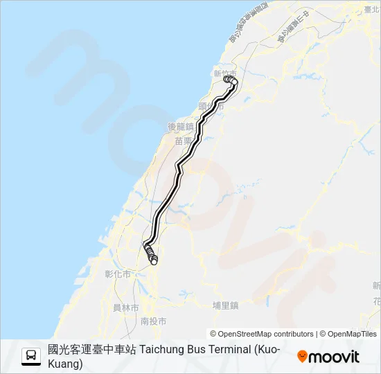 1866B Bus Line Map