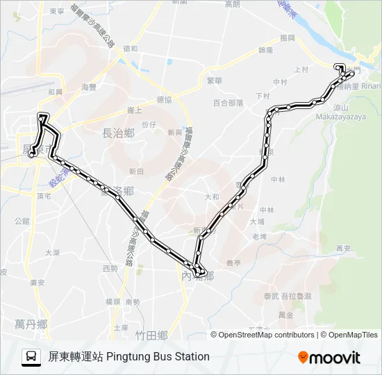 8231A Bus Line Map