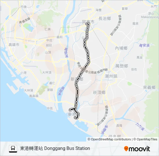 8202F Bus Line Map